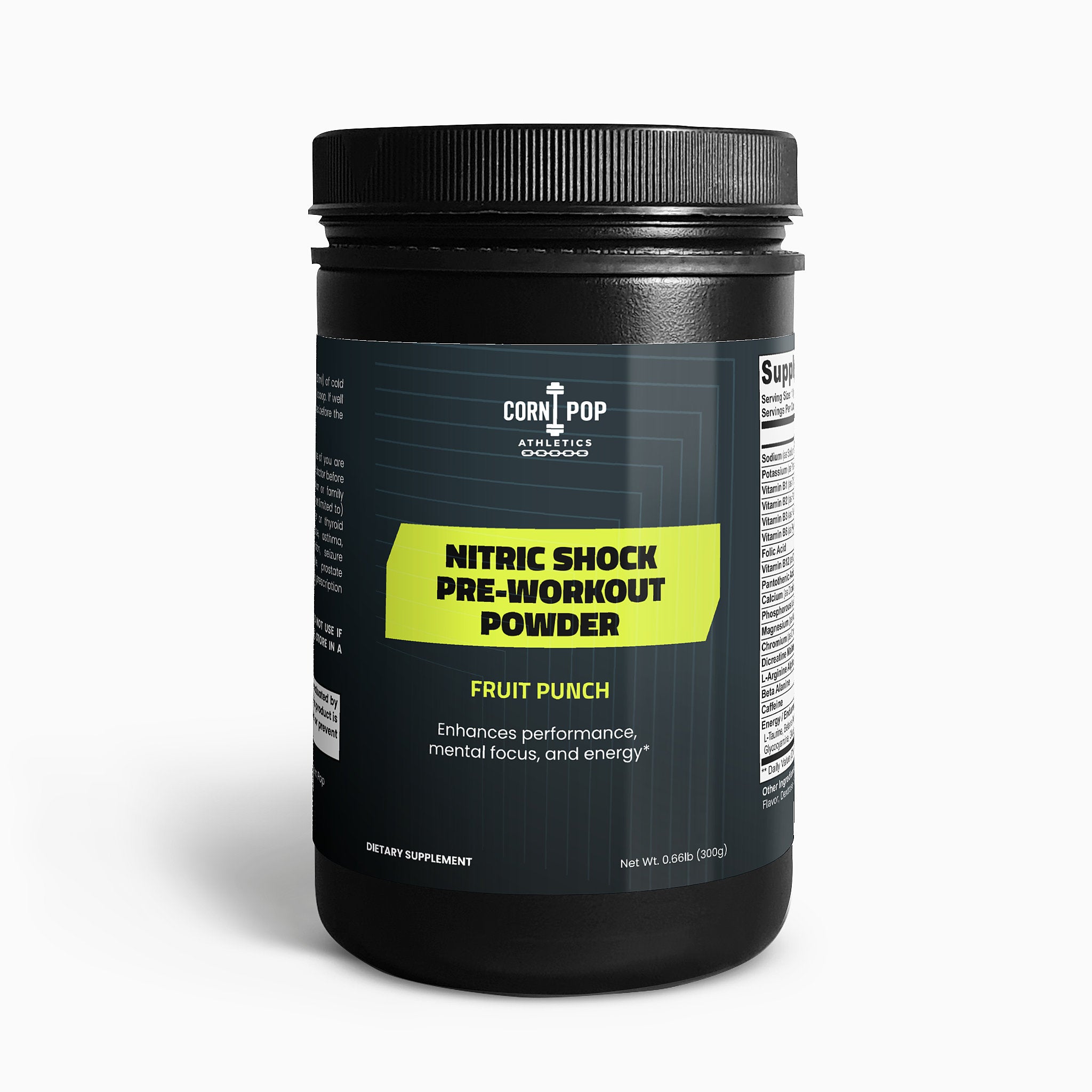 Nitric Shock Pre-Workout Powder (Fruit Punch)
